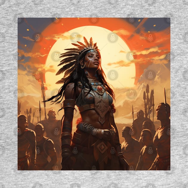 Tribal woman by Creativetee's101